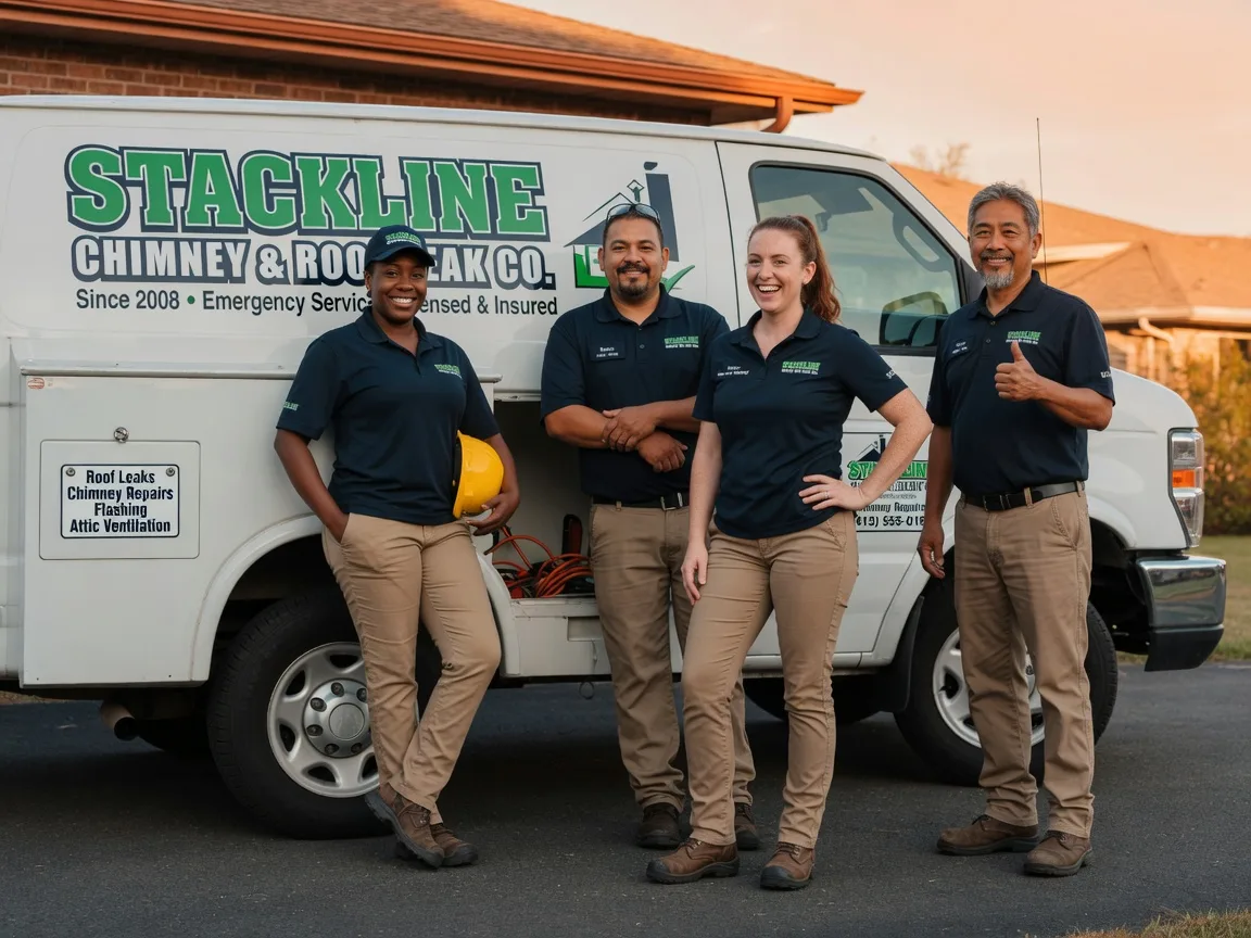 Chimney flashing repair company in Stanford, CA